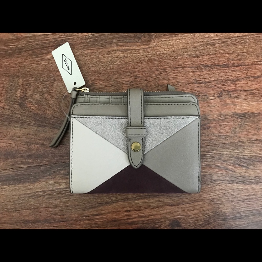 Fossil Fiona Patchwork Leather Wallet
